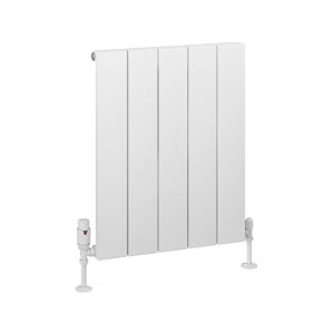 Eastbrook Charlton Matt White Aluminium Designer Radiator 600 x 470mm