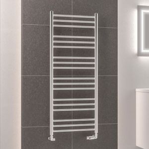 Eastbrook Corinium Round Chrome Towel Rail 1200 x 500mm