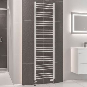 Eastbrook Corinium Round Chrome Towel Rail 1800 x 500mm