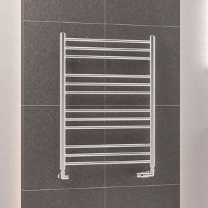 Eastbrook Corinium Round Chrome Towel Rail 800 x 600mm