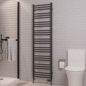 Eastbrook Corinium Round Matt Anthracite Towel Rail 1800 x 500mm