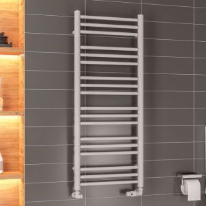 Eastbrook Corinium Round Matt Grey Towel Rail 1200 x 500mm