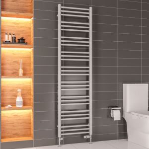 Eastbrook Corinium Round Matt Grey Towel Rail 1800 x 500mm