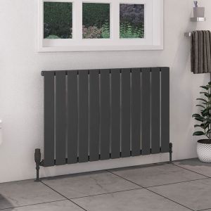 Eastbrook Deddington Matt Anthracite Steel Designer Radiator 600 x 950mm