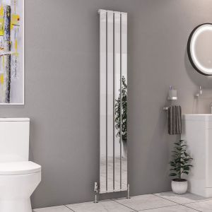 Eastbrook Deddington Chrome Steel Designer Radiator 1800 x 310mm