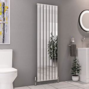 Eastbrook Deddington Chrome Steel Designer Radiator 1800 x 550mm