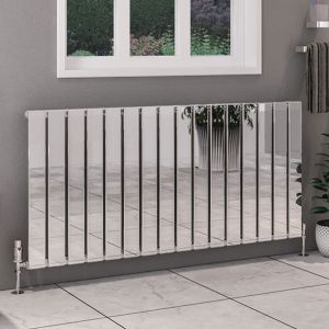 Eastbrook Deddington Chrome Steel Designer Radiator 600 x 1270mm