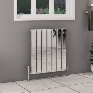 Eastbrook Deddington Chrome Steel Designer Radiator 600 x 550mm