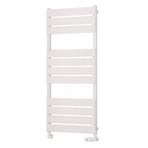 Eastbrook Deddington Gloss White Designer Towel Rail 1200 x 500mm