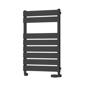 Eastbrook Deddington Matt Anthracite Designer Towel Rail 800 x 500mm