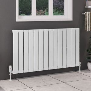 Eastbrook Deddington Gloss White Steel Designer Radiator 600 x 1110mm