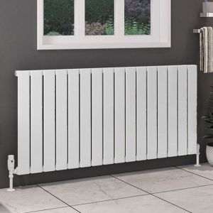 Eastbrook Deddington Gloss White Steel Designer Radiator 600 x 1270mm