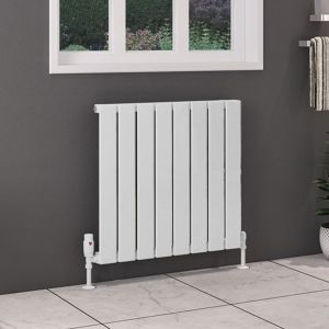 Eastbrook Deddington Gloss White Steel Designer Radiator 600 x 630mm