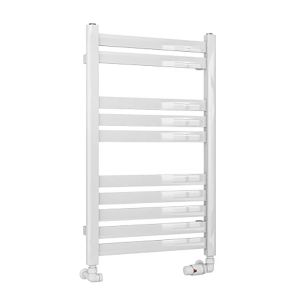 Eastbrook Defford Gloss White Designer Towel Rail 800 x 500mm