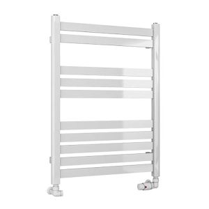 Eastbrook Defford Gloss White Designer Towel Rail 800 x 600mm