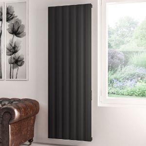 Eastbrook Derwent Dry Element Black Electric Radiator 1800 x 604mm