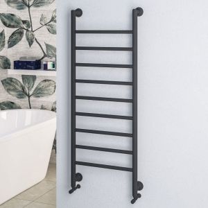 Eastbrook Eshton Matt Anthracite Designer Towel Rail 1200 x 500mm