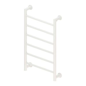 Eastbrook Eshton Matt White Designer Towel Rail 800 x 500mm