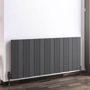 Eastbrook Fairford Matt Anthracite Aluminium Designer Radiator 600 x 1325mm