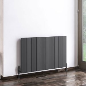 Eastbrook Fairford Matt Anthracite Aluminium Designer Radiator 600 x 945mm