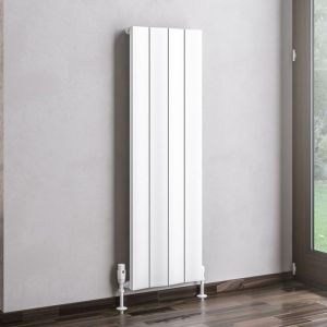 Eastbrook Fairford Matt White Aluminium Designer Radiator 1200 x 375mm