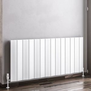 Eastbrook Fairford Matt White Aluminium Designer Radiator 600 x 1325mm