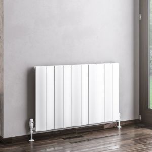 Eastbrook Fairford Matt White Aluminium Designer Radiator 600 x 945mm