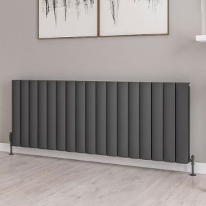 Eastbrook Guardia Matt Anthracite Aluminium Designer Radiator 600 x 1610mm