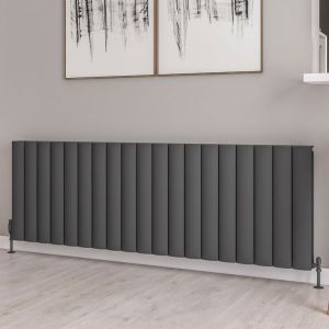 Eastbrook Guardia Matt Anthracite Aluminium Designer Radiator 600 x 1800mm