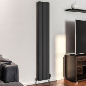 Eastbrook Guardia Matt Anthracite Aluminium Designer Radiator 1800 x 280mm