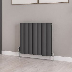 Eastbrook Guardia Matt Anthracite Aluminium Designer Radiator 600 x 660mm