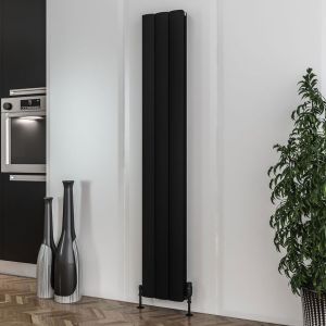 Eastbrook Guardia Matt Black Aluminium Designer Radiator 1800 x 280mm