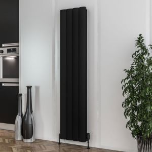 Eastbrook Guardia Matt Black Aluminium Designer Radiator 1800 x 375mm