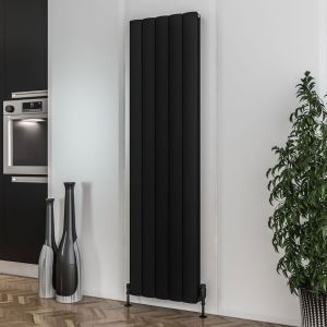 Eastbrook Guardia Matt Black Aluminium Designer Radiator 1800 x 470mm