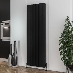 Eastbrook Guardia Matt Black Aluminium Designer Radiator 1800 x 565mm