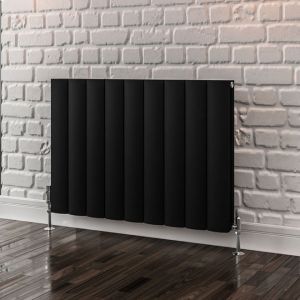 Eastbrook Guardia Matt Black Aluminium Designer Radiator 600 x 850mm