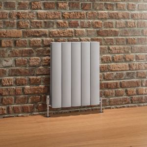 Eastbrook Guardia Matt Grey Aluminium Designer Radiator 600 x 470mm