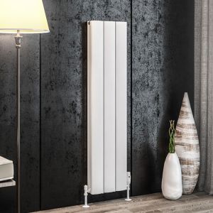 Eastbrook Guardia Matt White Aluminium Designer Radiator 1200 x 280mm