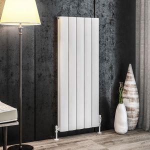 Eastbrook Guardia Matt White Aluminium Designer Radiator 1200 x 470mm