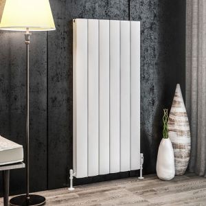 Eastbrook Guardia Matt White Aluminium Designer Radiator 1200 x 565mm