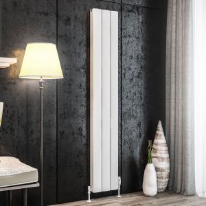 Eastbrook Guardia Matt White Aluminium Designer Radiator 1800 x 280mm