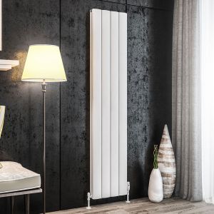 Eastbrook Guardia Matt White Aluminium Designer Radiator 1800 x 375mm