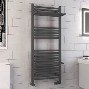 Eastbrook Haddenham Matt Anthracite Towel Rail 1200 x 500mm