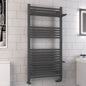 Eastbrook Haddenham Matt Anthracite Towel Rail 1200 x 600mm