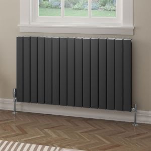 Eastbrook Hadleigh Matt Anthracite Aluminium Designer Radiator 600 x 1045mm