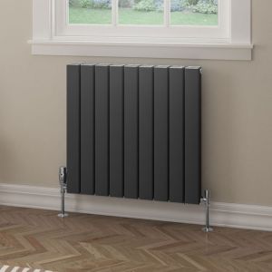 Eastbrook Hadleigh Matt Anthracite Aluminium Designer Radiator 600 x 625mm