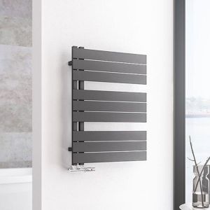 Eastbrook Helmsley Matt Anthracite Designer Towel Rail 800 x 600mm