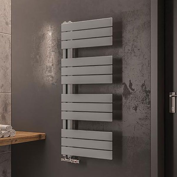 Eastbrook Helmsley Matt Grey Designer Towel Rail 1150 x 500mm