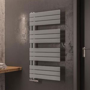 Eastbrook Helmsley Matt Grey Designer Towel Rail 1150 x 600mm