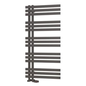 Eastbrook Hurley Matt Anthracite Designer Towel Rail 1200 x 600mm